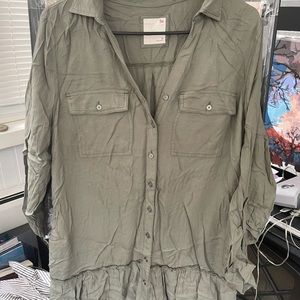 Womens Olive Green Dress